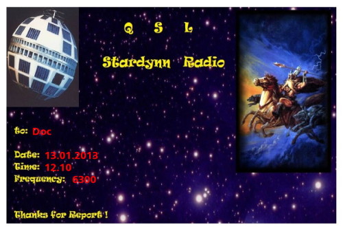 QSL Stardynn Radio