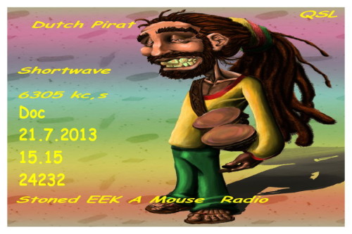 QSL Stoned eek a Mouse Radio