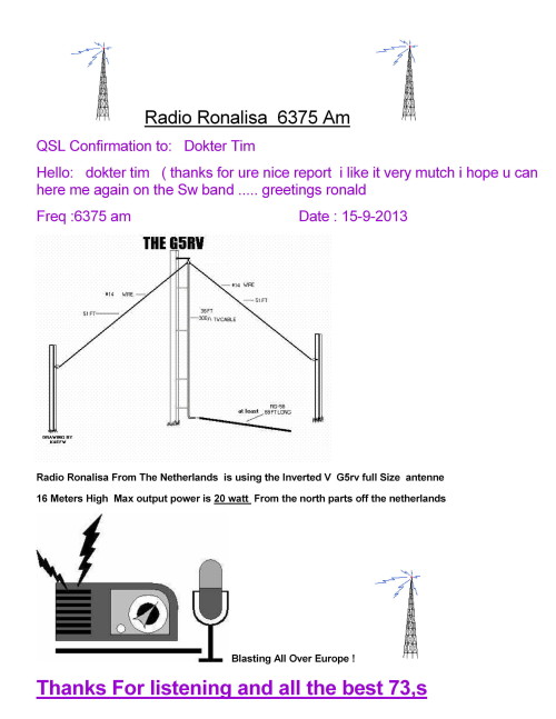 QSL Radio Ronalisa