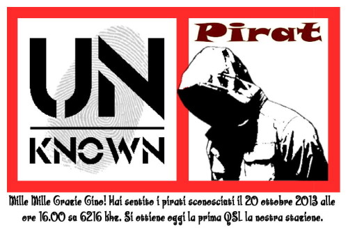 QSL Unknown Pirate