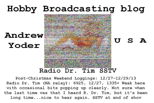 SSTV - Andrew Yoder - 24.Dec 2013