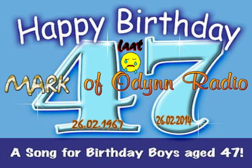 Happy Birthday Mark of Odynn Radio-2014