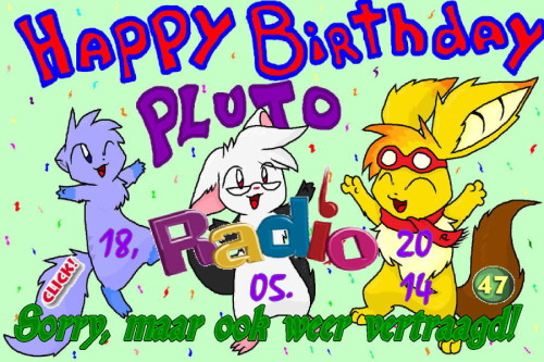 Happy Birthday Radio Pluto