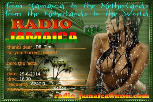 QSL Radio Jamaica