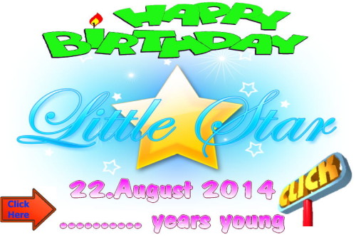 Happy Birthday Little Star-2014