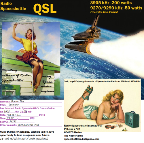 1 Radio Spaceshuttle QSLDoc