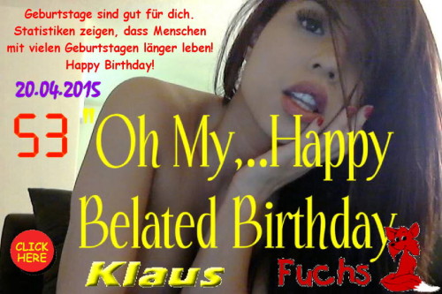 Happy Birthday Klaus Fuchs-2015