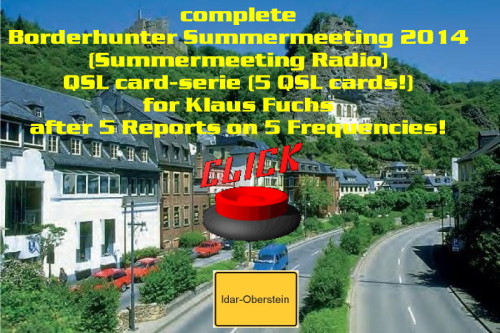 Klaus Fuchs - alle SM 2014 QSL Karten