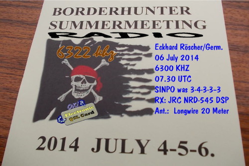 Summermeeting 2014 - QSL