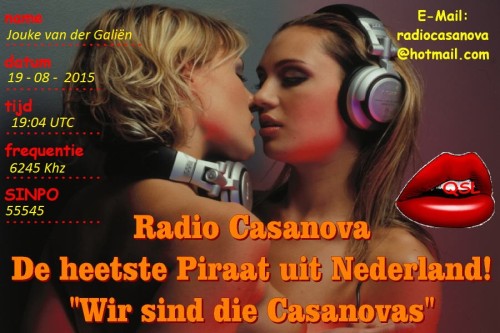 QSL Radio Casanova- Jouke van der Galiën