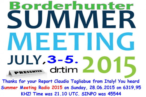 Summermeeting 2015 - QSL-1