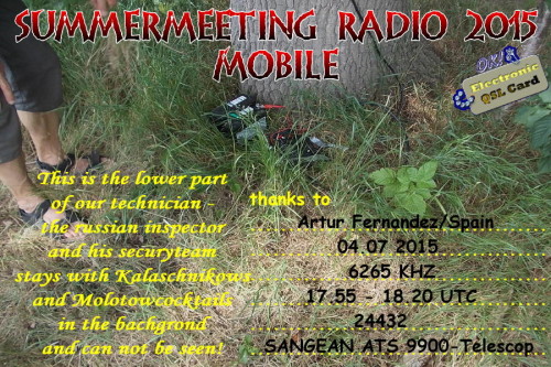 Summermeeting 2015 - QSL-mobile