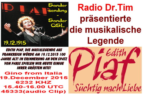 Dr.Tim-QSL - Edith Piaf