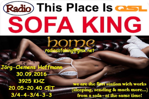 QSL Sofa King Radio