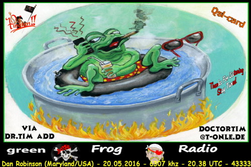 Radio Green Frog