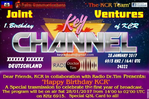 QSL - Key Channel & Radio Dr.Tim