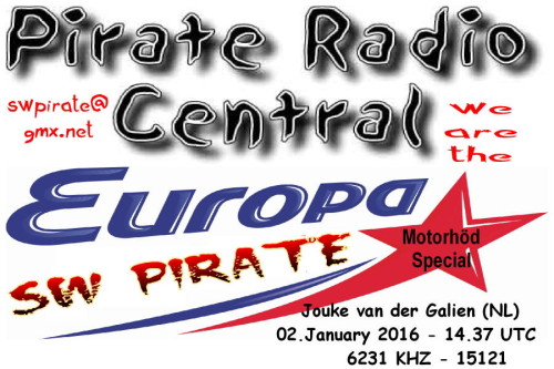 SW-Pirate QSL-Motorhöd Special