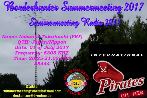 Summermeeting 2017 - QSL