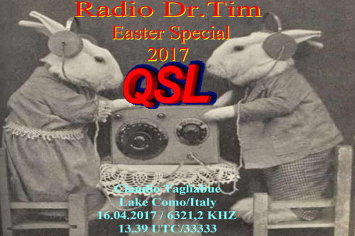 Dr.Tim-QSL - Ostern QSL