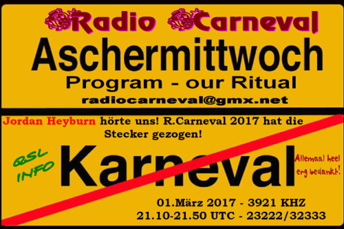 Radio Carneval-12 - Aschermittwoch