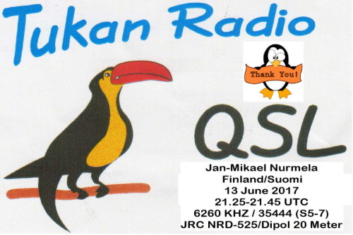 QSL Tukan Radio