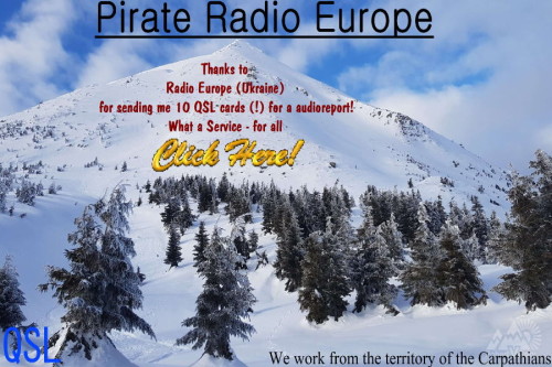 Radio Europe Ukraine) all QSL's