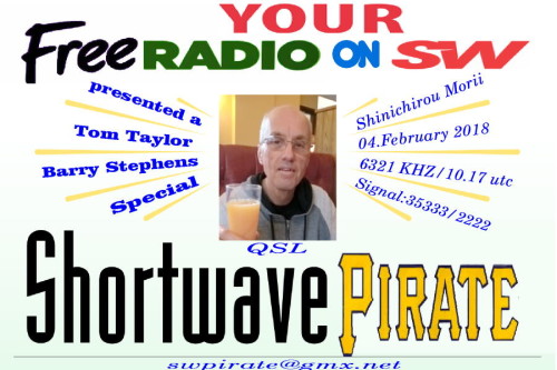 SW-Pirate QSL-19 - Tom Taylor Special