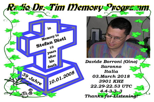 Dr.Tim-QSL - Stefan Dietl-Memory Programm-2018