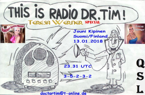 Dr.Tim-QSL - This is Radio Dr.Tim